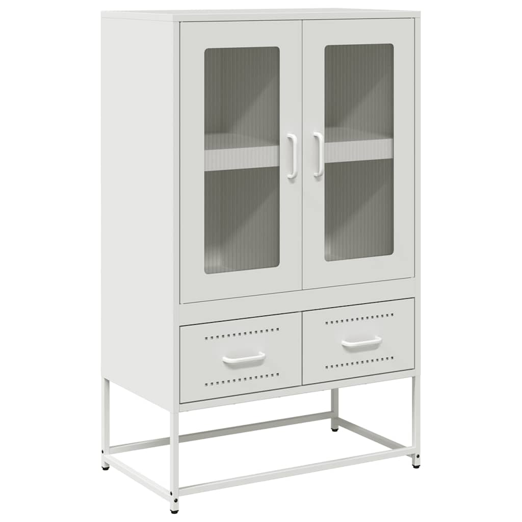 skab 68x39x111,5 cm stål hvid