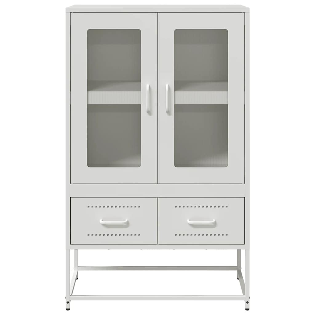 skab 68x39x111,5 cm stål hvid