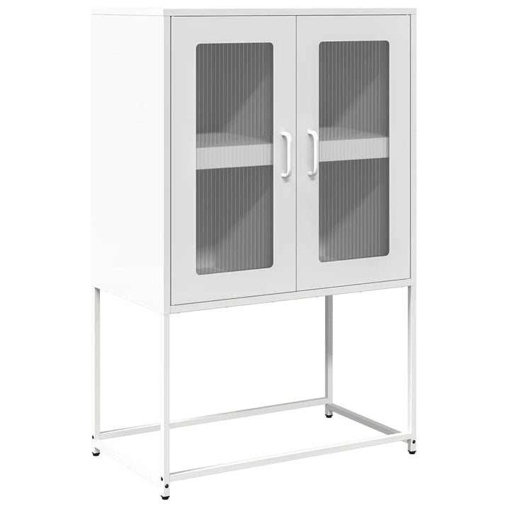 højskab 68x39x107 cm stål hvid