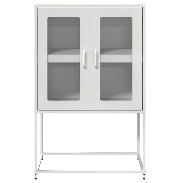 højskab 68x39x107 cm stål hvid