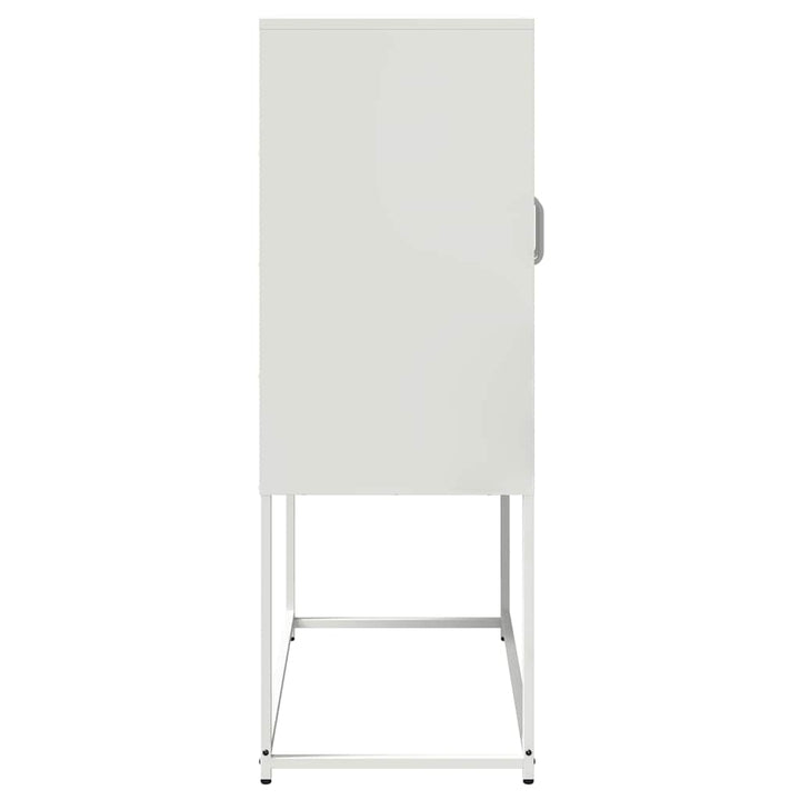 højskab 68x39x107 cm stål hvid