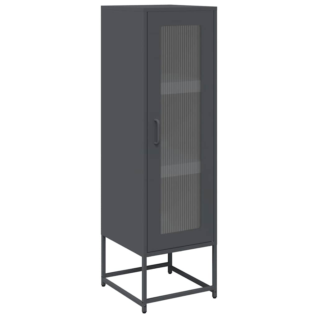 skab 36x39x123 cm koldvalset stål antracitgrå