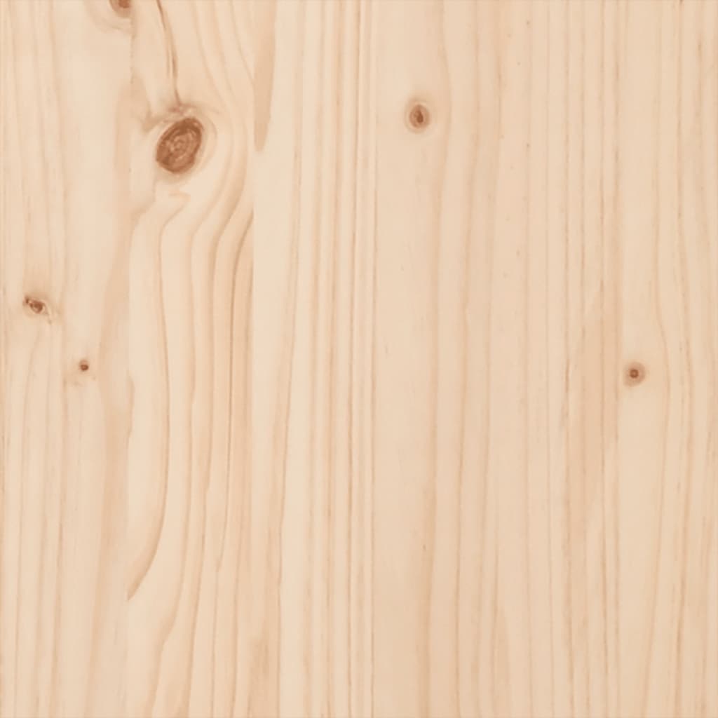 tredobbelt køjeseng 200x200/80x200 cm massivt fyrretræ