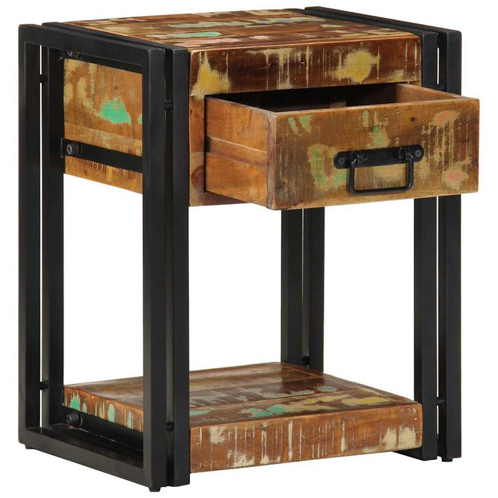 Natskab 2 pcs Flerfarvet 40 x 35 x 50 cm Massivt genanvendt træ