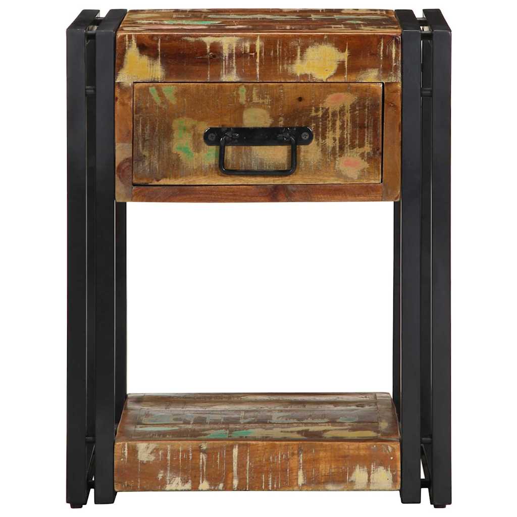 Natskab 2 pcs Flerfarvet 40 x 35 x 50 cm Massivt genanvendt træ