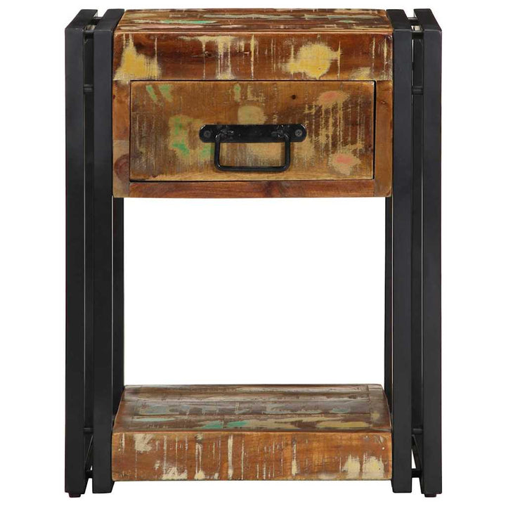 Natskab 2 pcs Flerfarvet 40 x 35 x 50 cm Massivt genanvendt træ