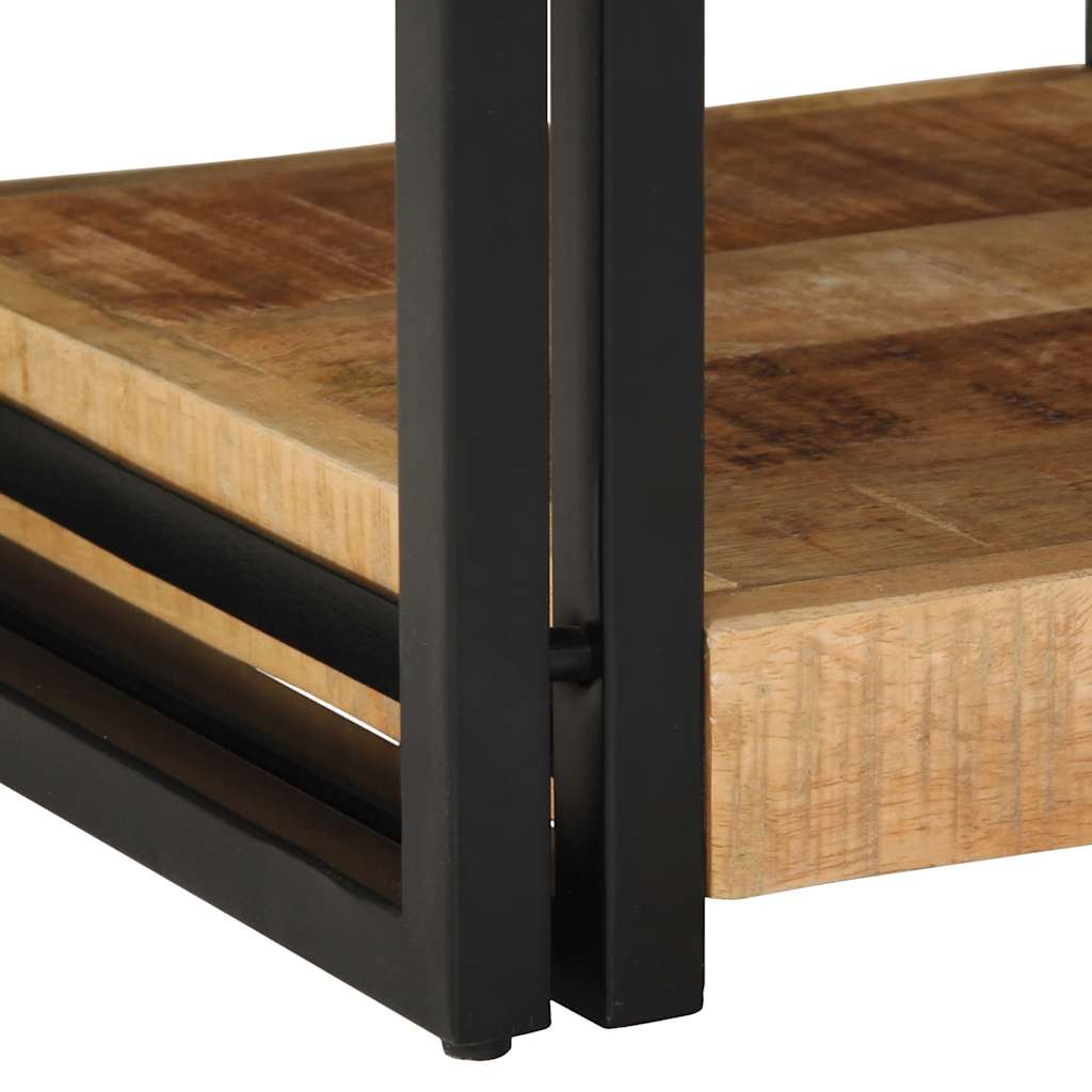 sengeskabe 2 stk 40x40x50 cm massivt ru mangotræ