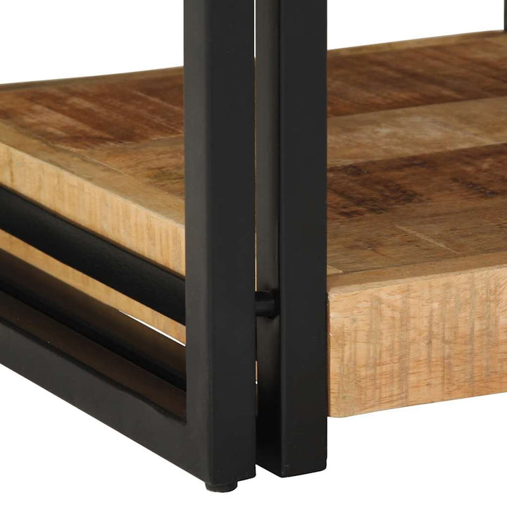 sengeskabe 2 stk 40x40x50 cm massivt ru mangotræ
