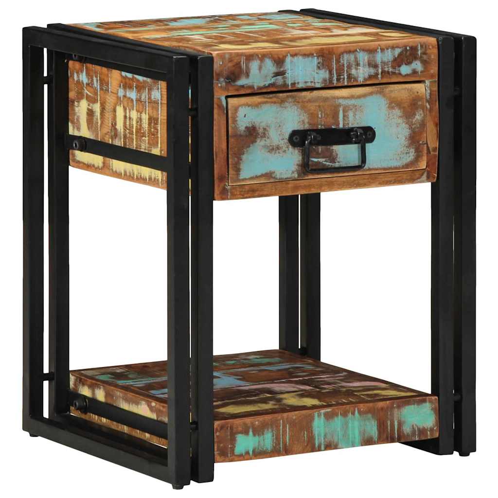Natskab 2 pcs Flerfarvet 40 x 40 x 50 cm Massivt genanvendt træ