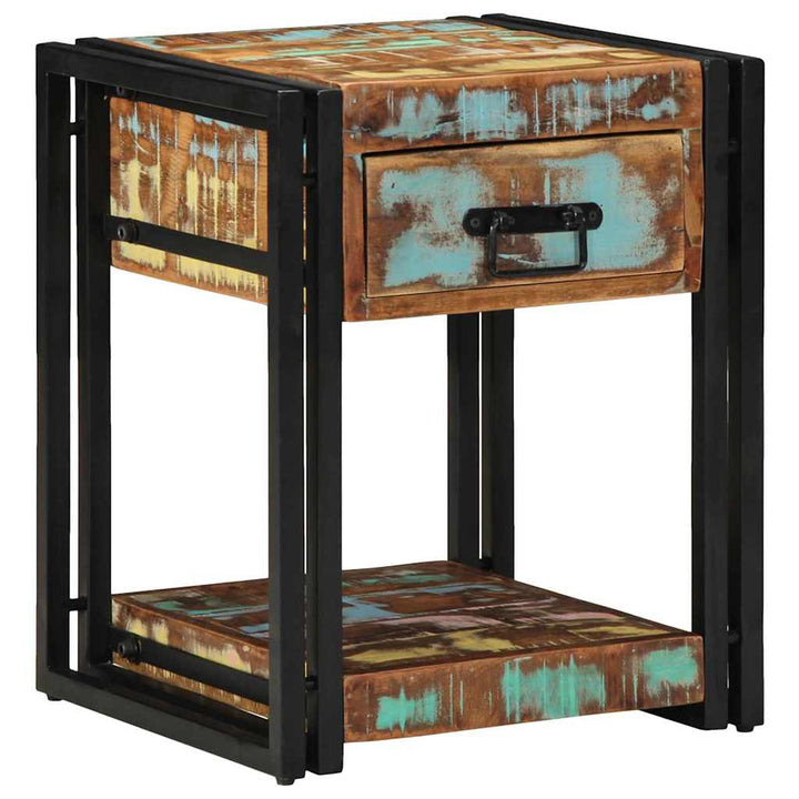 Natskab 2 pcs Flerfarvet 40 x 40 x 50 cm Massivt genanvendt træ