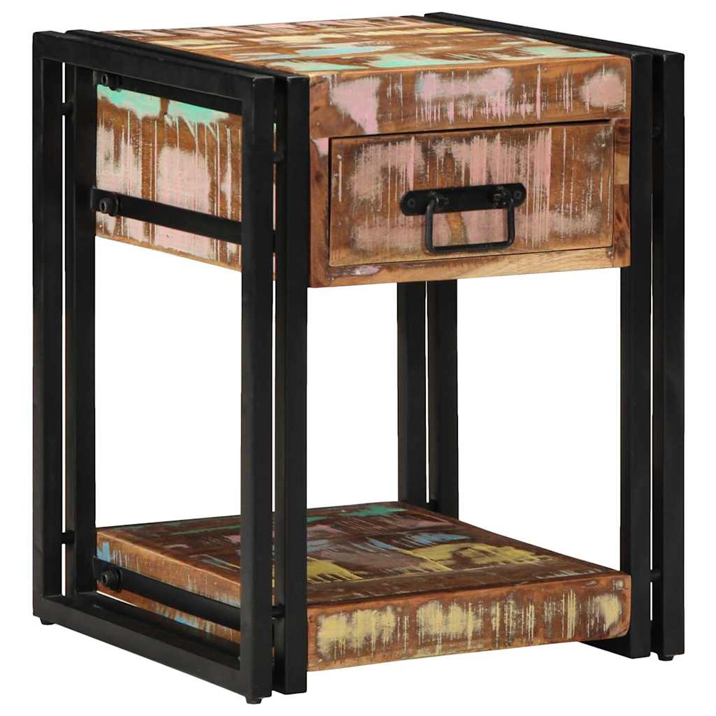 Natskab 2 pcs Flerfarvet 40 x 40 x 50 cm Massivt genanvendt træ