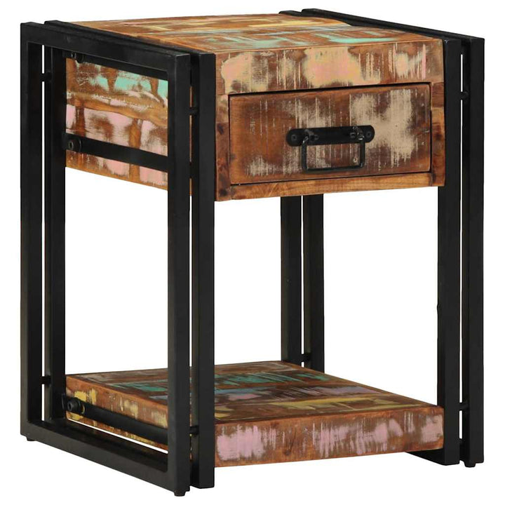 Natskab 2 pcs Flerfarvet 40 x 40 x 50 cm Massivt genanvendt træ
