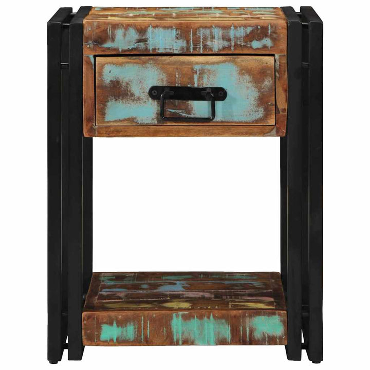 Natskab 2 pcs Flerfarvet 40 x 40 x 50 cm Massivt genanvendt træ