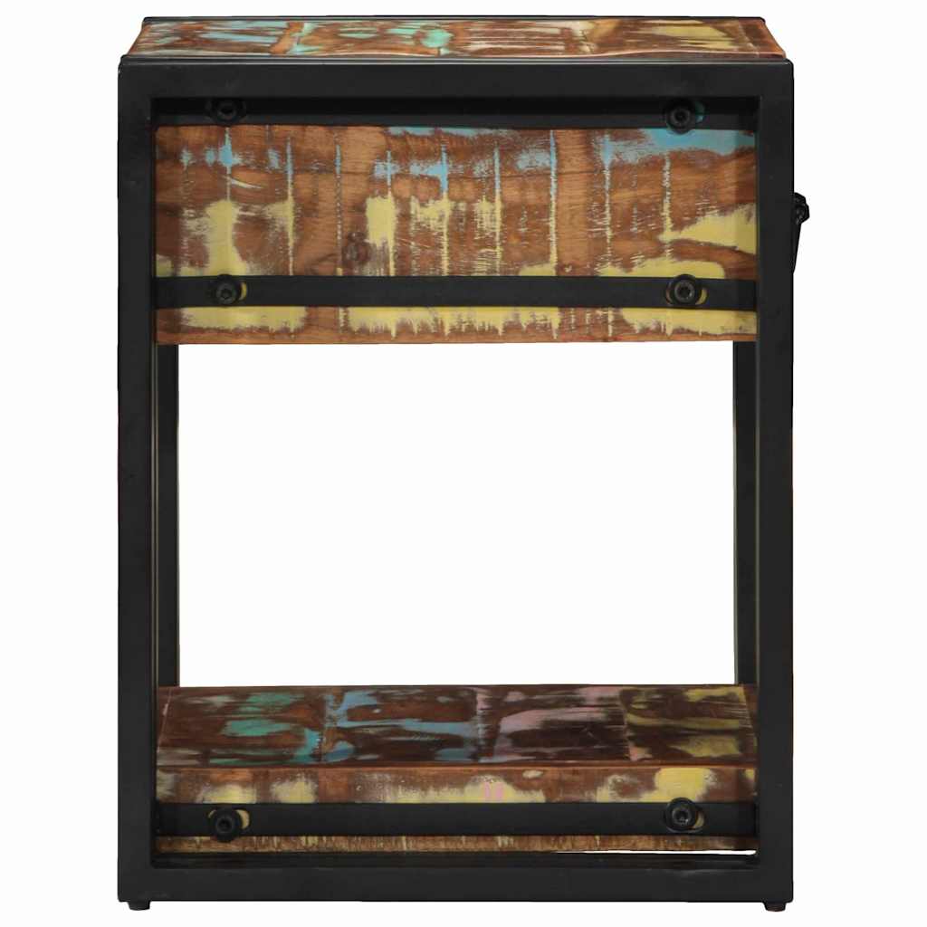 Natskab 2 pcs Flerfarvet 40 x 40 x 50 cm Massivt genanvendt træ