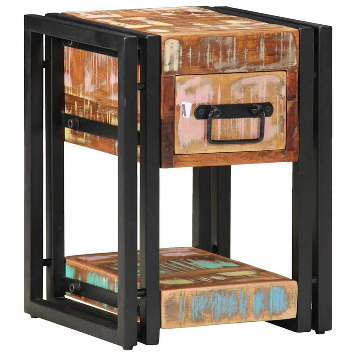 Natskab 2 pcs Flerfarvet 30 x 30 x 40 cm Massivt genanvendt træ