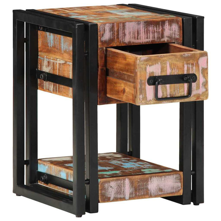 Natskab 2 pcs Flerfarvet 30 x 30 x 40 cm Massivt genanvendt træ