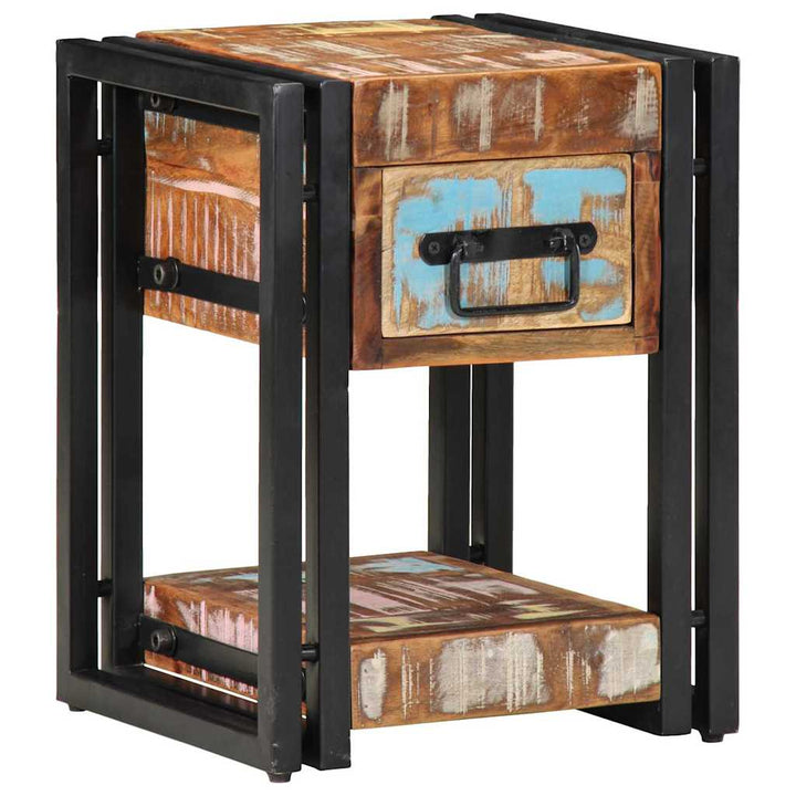Natskab 2 pcs Flerfarvet 30 x 30 x 40 cm Massivt genanvendt træ