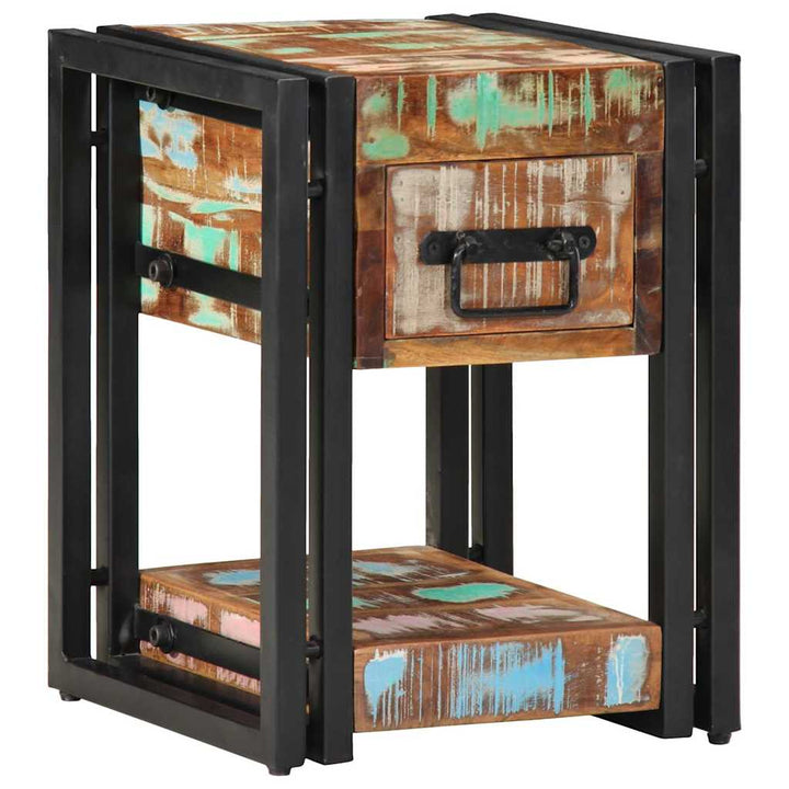 Natskab 2 pcs Flerfarvet 30 x 30 x 40 cm Massivt genanvendt træ