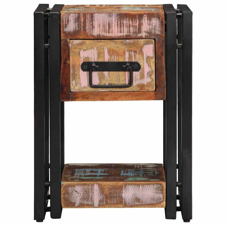 Natskab 2 pcs Flerfarvet 30 x 30 x 40 cm Massivt genanvendt træ