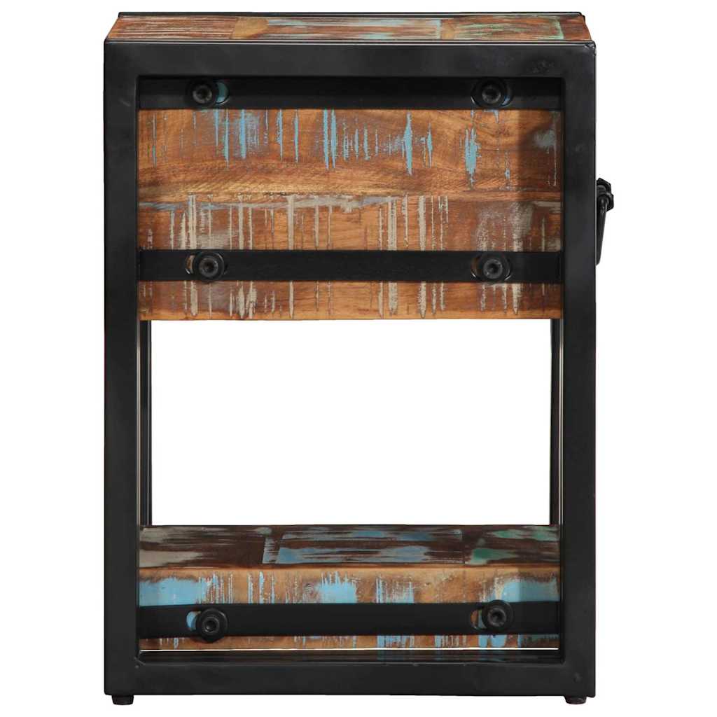 Natskab 2 pcs Flerfarvet 30 x 30 x 40 cm Massivt genanvendt træ