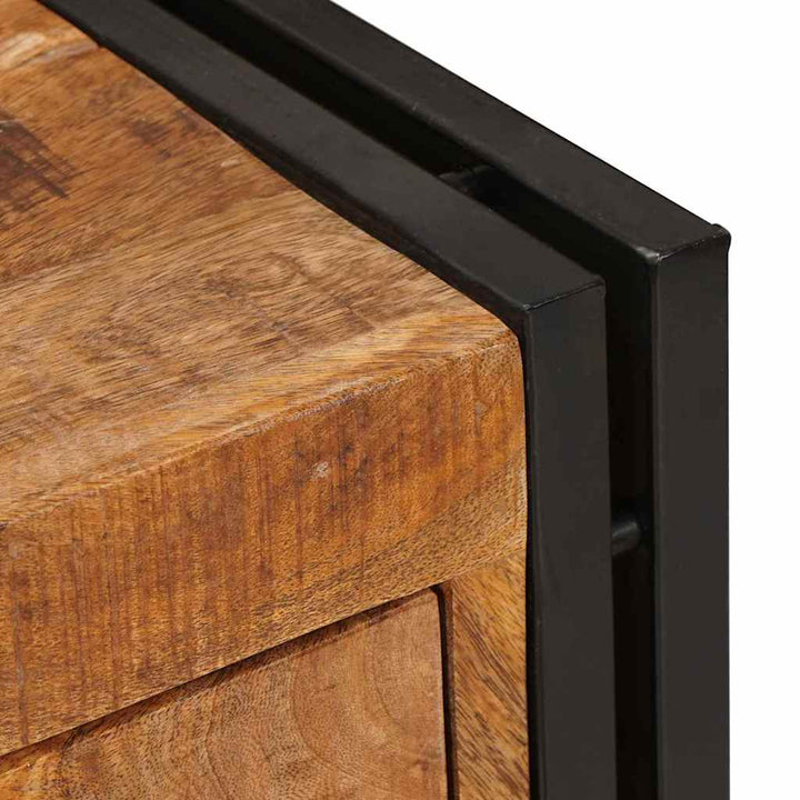 Sideboard med skuffe Brun 66 x 33 x 70 cm Massivt mangotræ