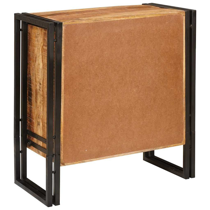 Sideboard med skuffe Brun 66 x 33 x 70 cm Massivt mangotræ