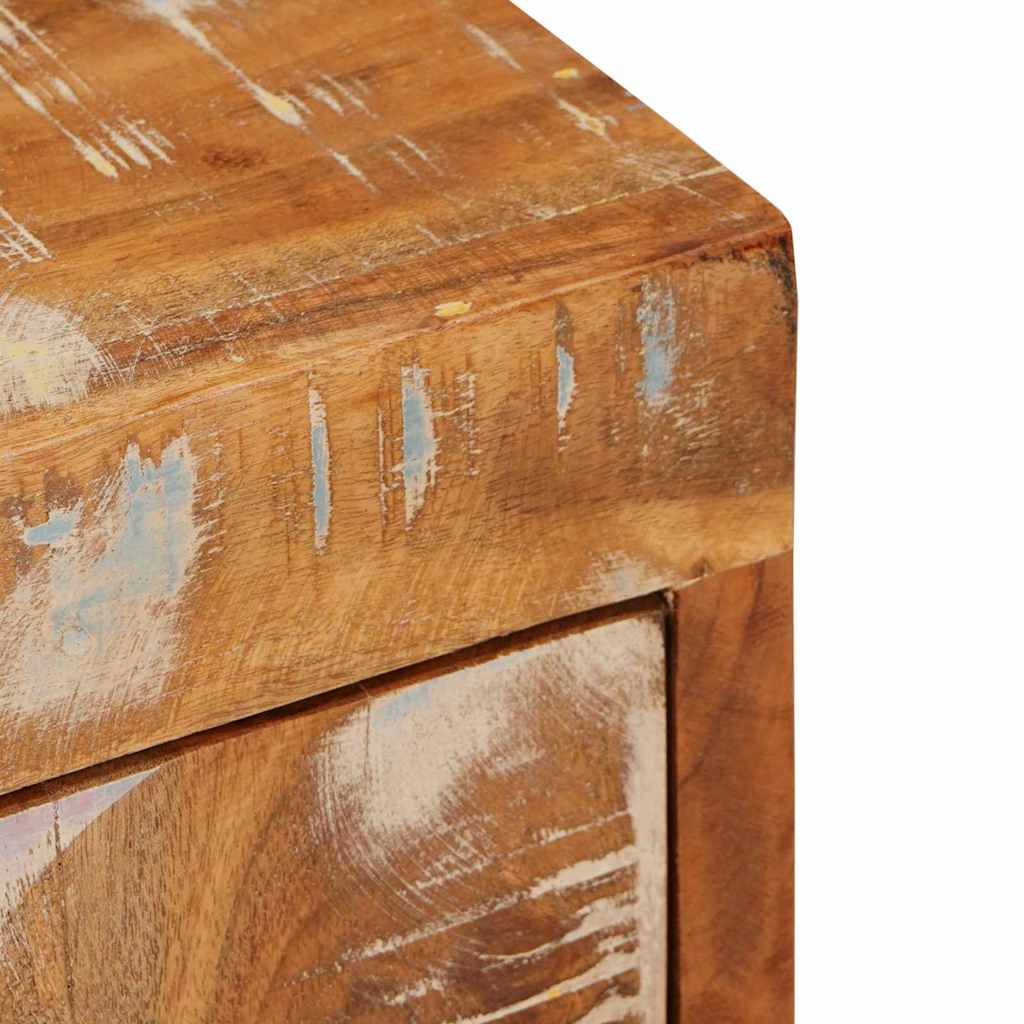 Sengebord 2 pcs Brun 35 x 33 x 48 cm Solid Genbrugs Wood