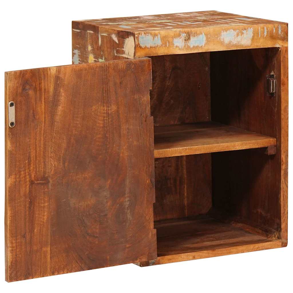 Sengebord 2 pcs Brun 35 x 33 x 48 cm Solid Genbrugs Wood