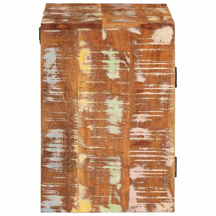 Sengebord 2 pcs Brun 35 x 33 x 48 cm Solid Genbrugs Wood