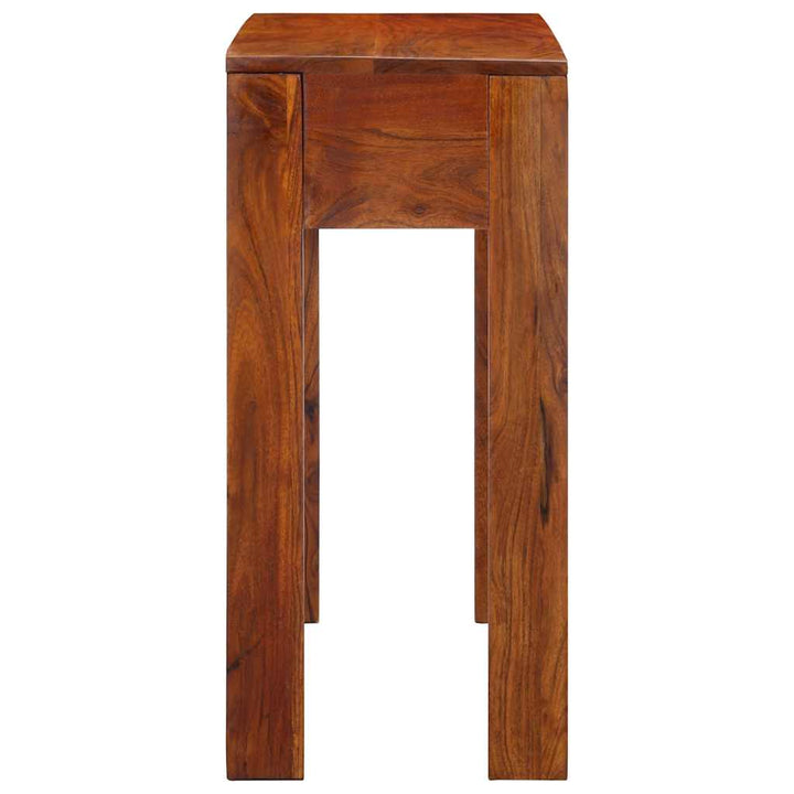 konsolbord 80x35x75 cm massivt akacietræ