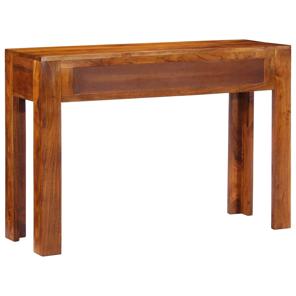 konsolbord 110x35x75 cm massivt akacietræ