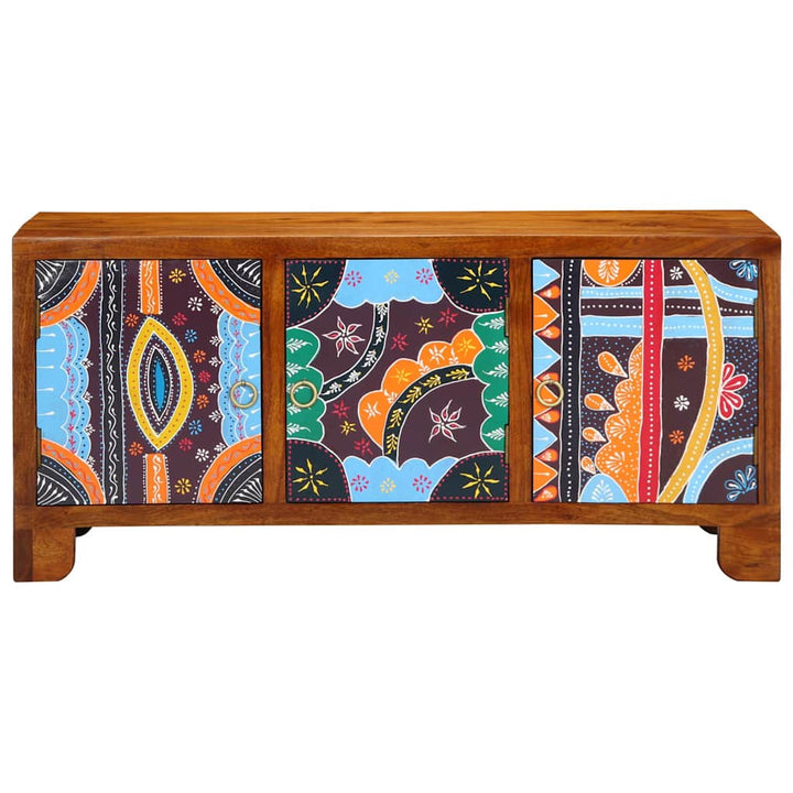 Sko bænk honningfarvet 100 x 35 x 45 cm Massivt akacietræ