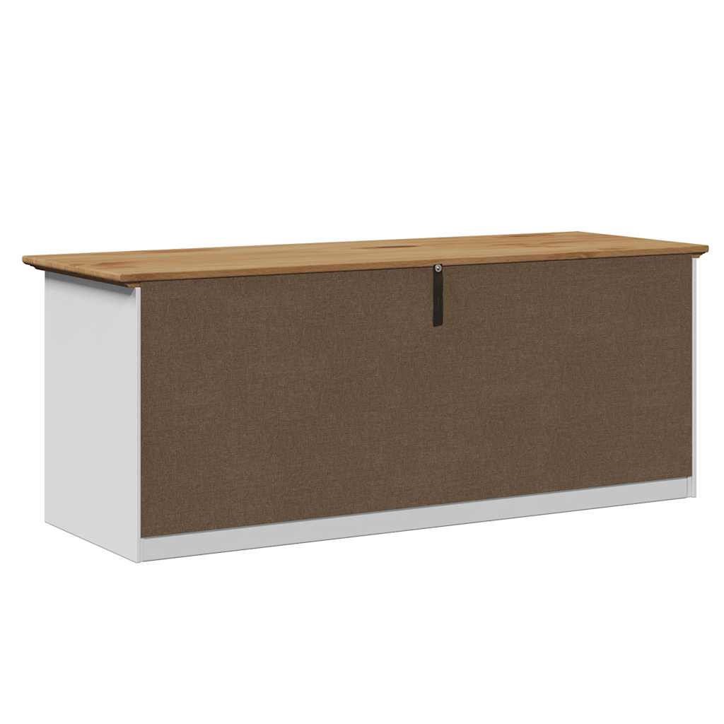 gangbænk BODO 114x40x45 cm hvid og brun