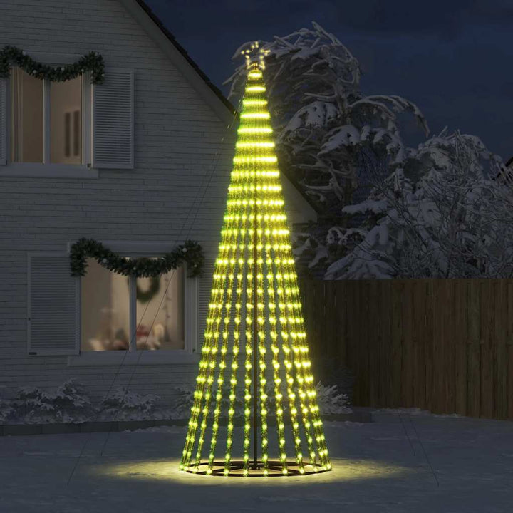 LED-juletræ 1028 LED'er 403 cm varmt hvidt lys