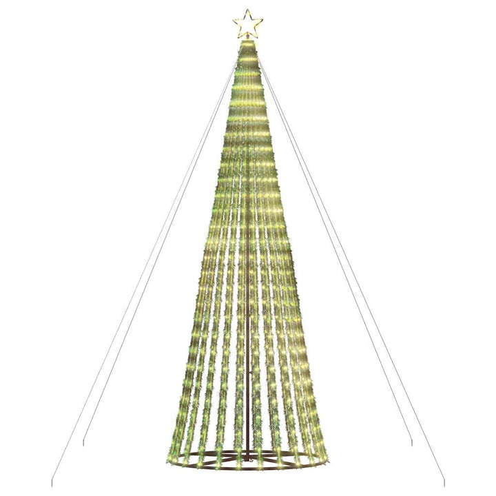 LED-juletræ 1028 LED'er 403 cm varmt hvidt lys
