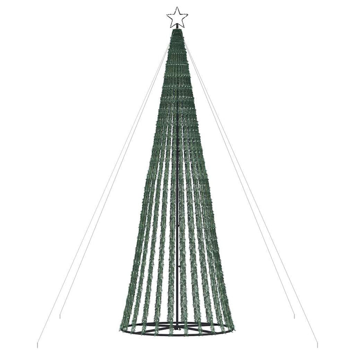 LED-juletræ 1028 LED'er 403 cm varmt hvidt lys