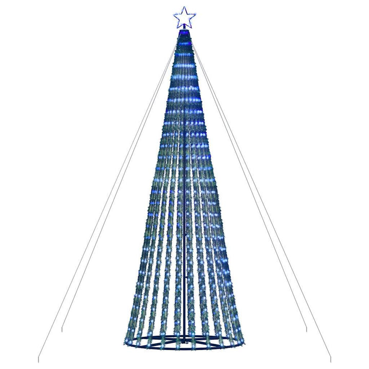 LED-juletræ 1028 LED'er 403 cm blåt lys
