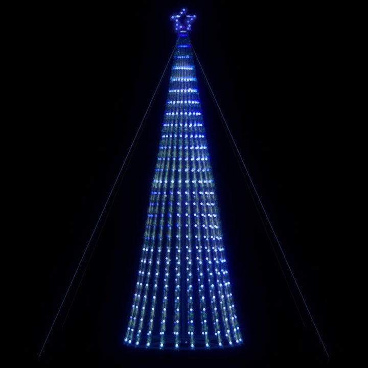 LED-juletræ 1028 LED'er 403 cm blåt lys
