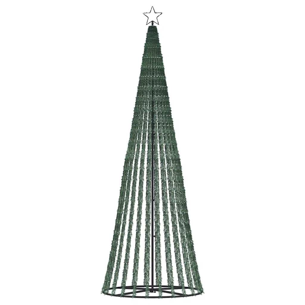 LED-juletræ 1028 LED'er 403 cm farverigt lys
