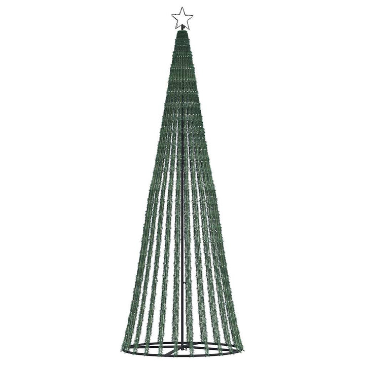 LED-juletræ 1028 LED'er 403 cm farverigt lys