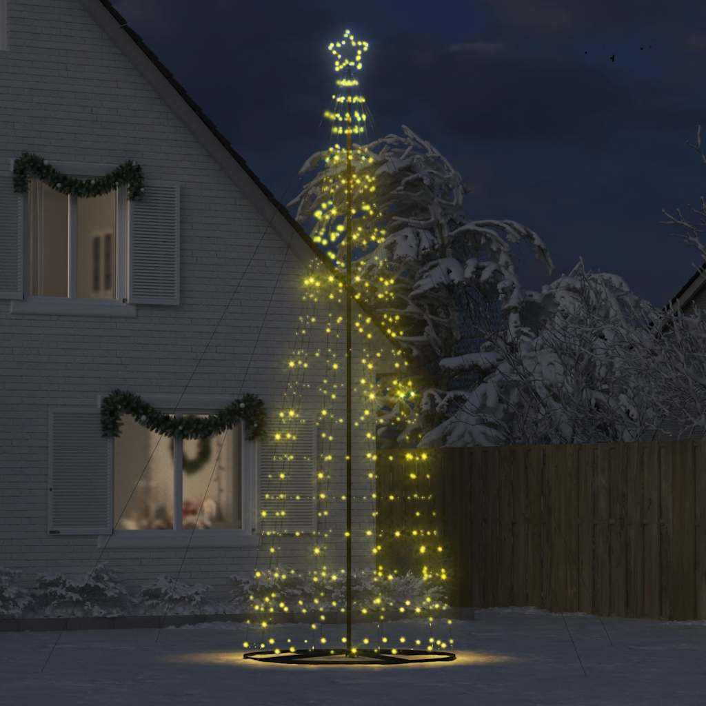 LED-juletræ 1534 LED'er 503 cm varmt hvidt lys