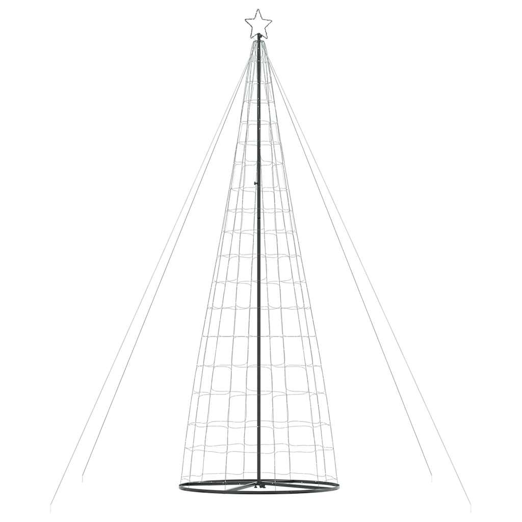 LED-juletræ 1534 LED'er 503 cm varmt hvidt lys