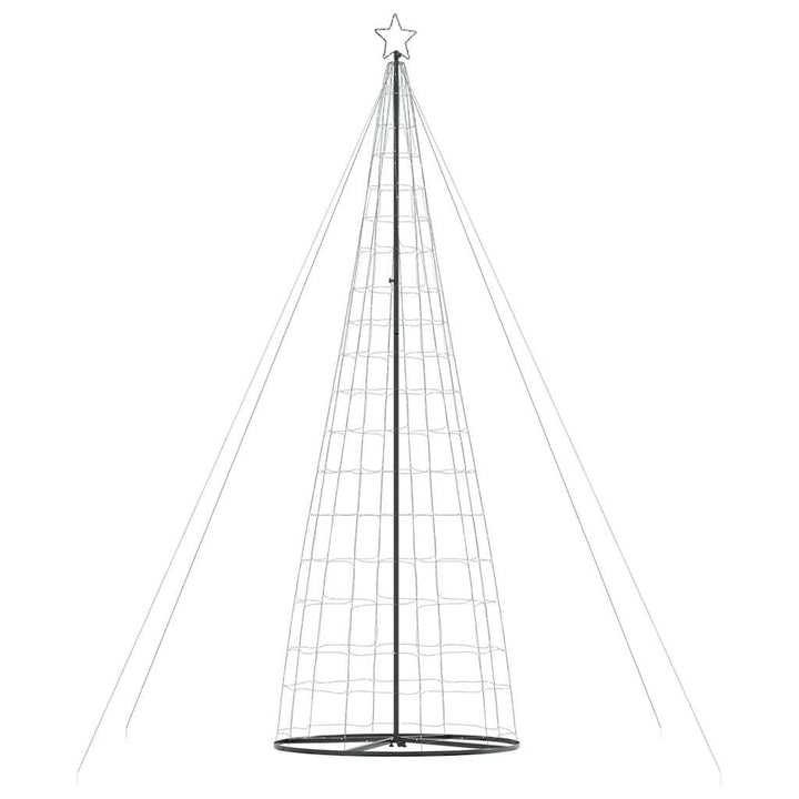 LED-juletræ 1534 LED'er 503 cm varmt hvidt lys