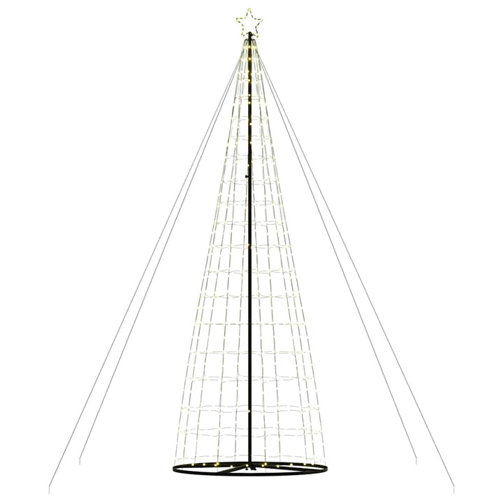 LED-juletræ 1534 LED'er 503 cm varmt hvidt lys