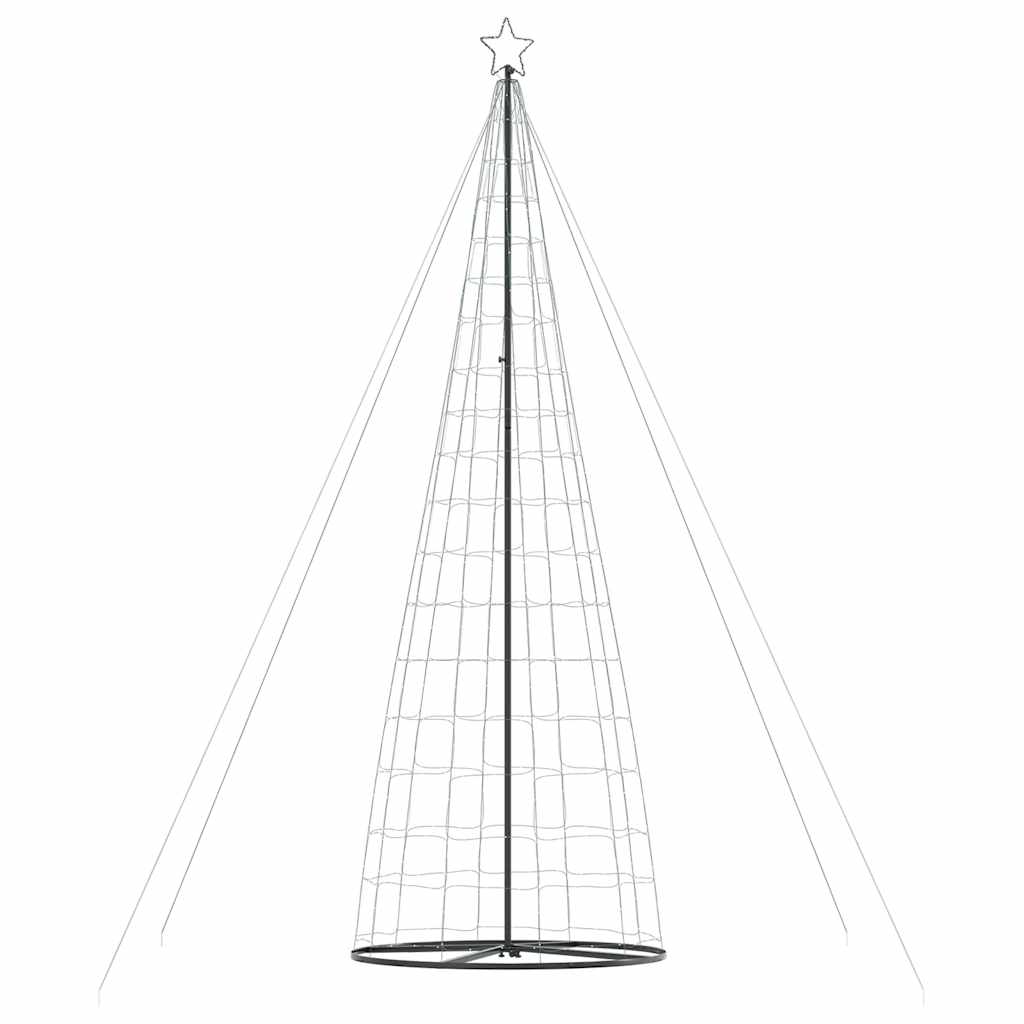 LED-juletræ 1534 LED'er 503 cm koldt hvidt lys