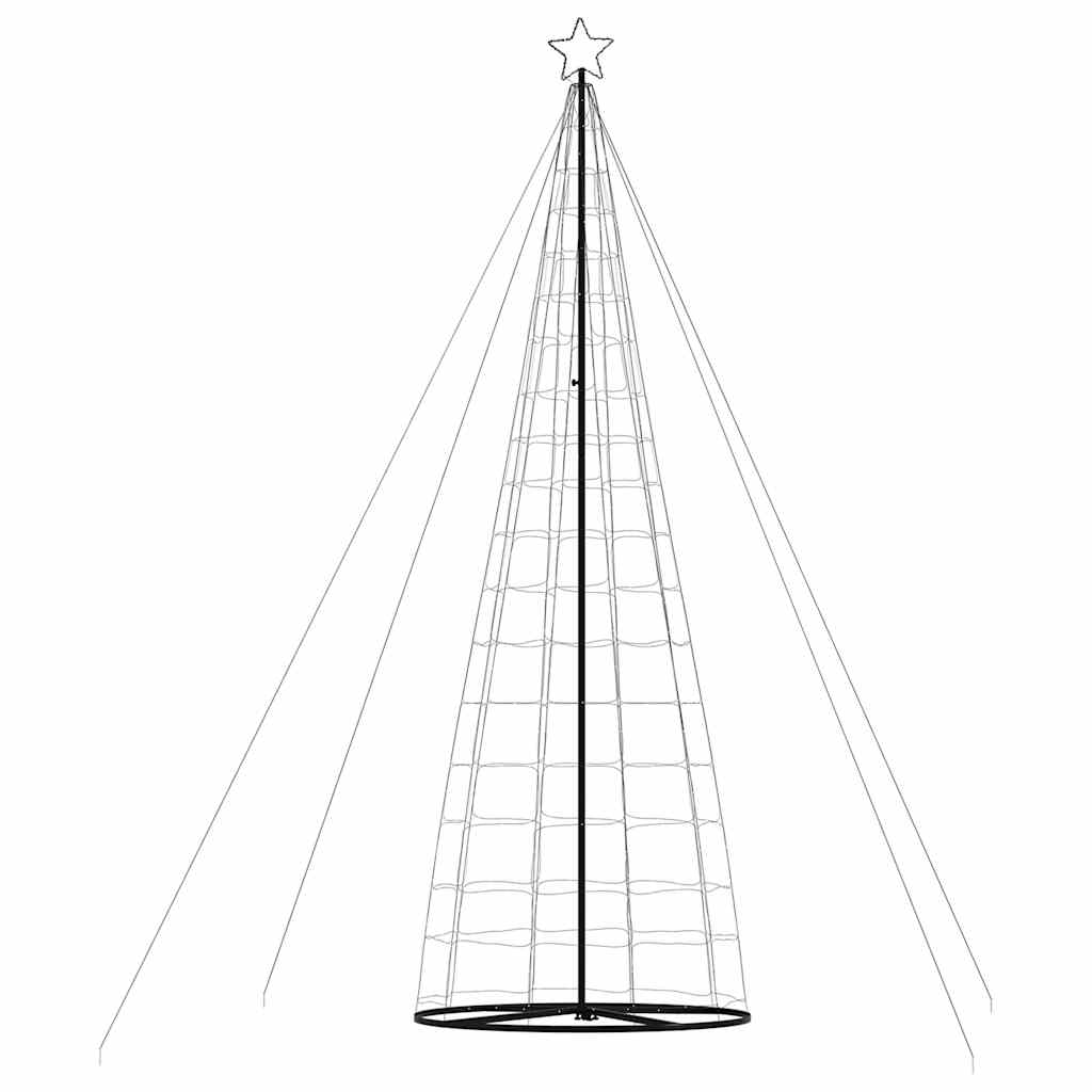 LED-juletræ 1534 LED'er 503 cm blåt lys