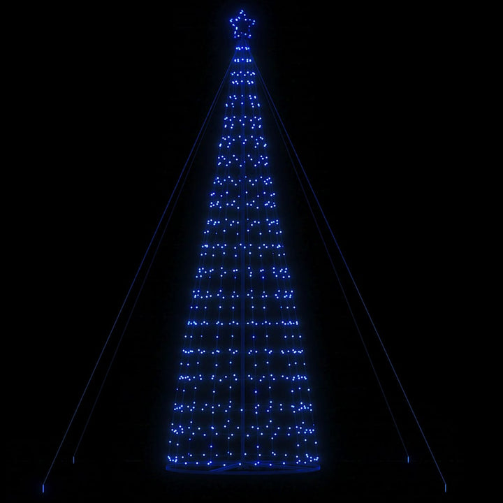 LED-juletræ 1534 LED'er 503 cm blåt lys