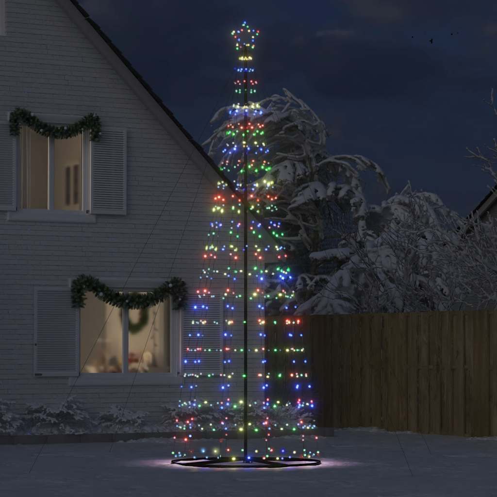 LED-juletræ 1534 LED'er 503 cm flerfarvet lys