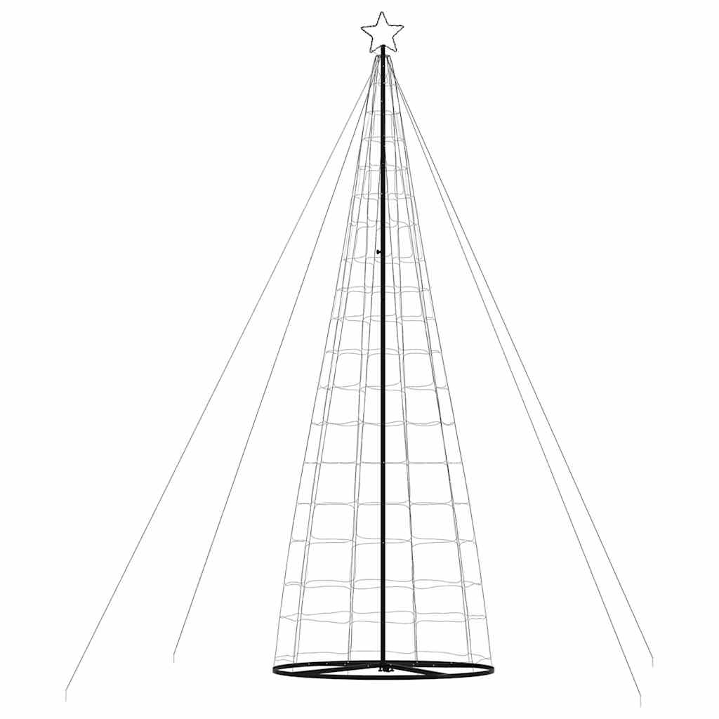 LED-juletræ 1534 LED'er 503 cm flerfarvet lys