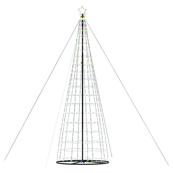 LED-juletræ 1534 LED'er 503 cm flerfarvet lys